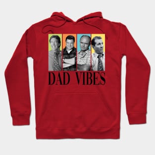 Retro 90’s Dad Vibes Sitcom Father's Vibes, Best Dad Ever, Happy Fathers Day Papa Vibes, Retro Dada Hoodie